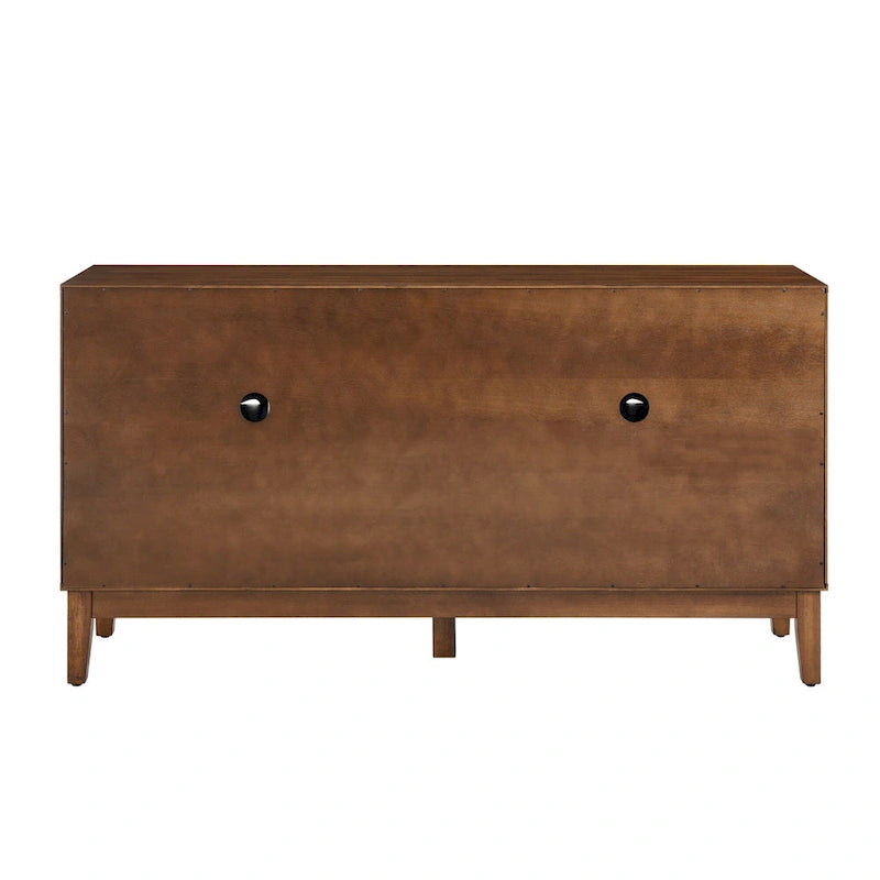 60.5 Modern Sideboard Buffet Cabinet with Storage, TV Media Console Table, Storage Cabinet with 4 Doors & Adjustable Shelves