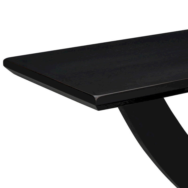 Modern Rustic Console Table with Cross-Leg Design for Living Room and Bedroom