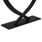 Modern Rustic Console Table with Cross-Leg Design for Living Room and Bedroom
