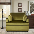 Modern Fabric Accent Chair with Removable Cushion by
