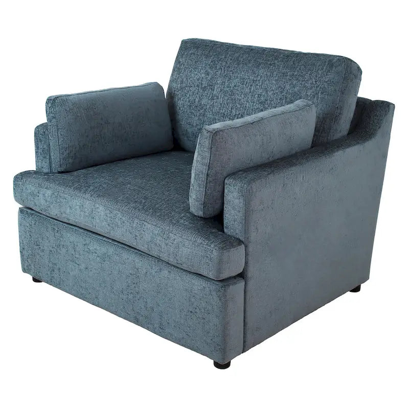 Modern Fabric Accent Chair with Removable Cushion by