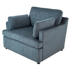 Modern Fabric Accent Chair with Removable Cushion by