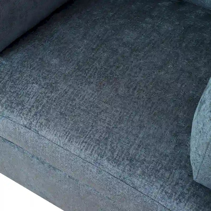 Modern Fabric Accent Chair with Removable Cushion by