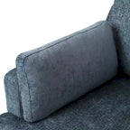 Modern Fabric Accent Chair with Removable Cushion by