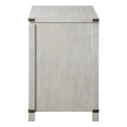 Two Drawer File Cabinet in Champagne Oak Wood Veneer