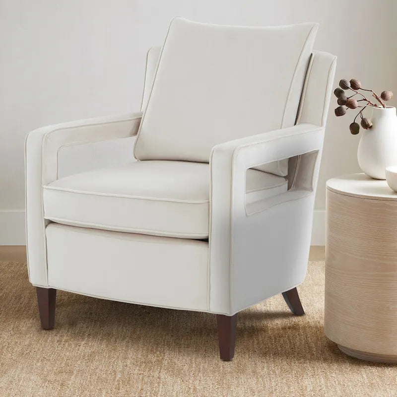 Velvet Accent Arm Chair by