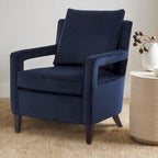 Velvet Accent Arm Chair by