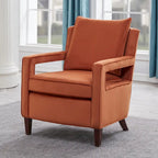Velvet Accent Arm Chair by