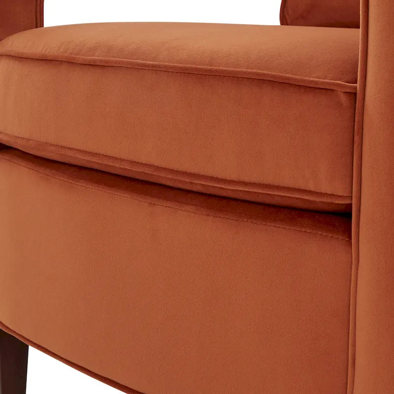 Velvet Accent Arm Chair by
