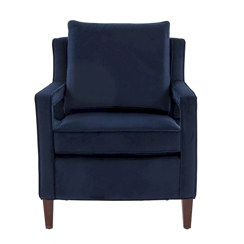 Velvet Accent Arm Chair by