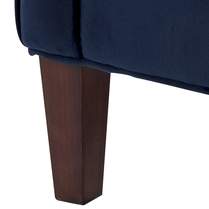 Velvet Accent Arm Chair by