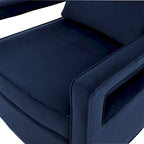Velvet Accent Arm Chair by