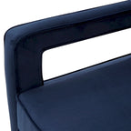 Velvet Accent Arm Chair by
