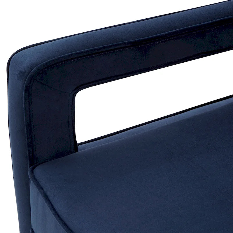 Velvet Accent Arm Chair by