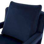 Velvet Accent Arm Chair by
