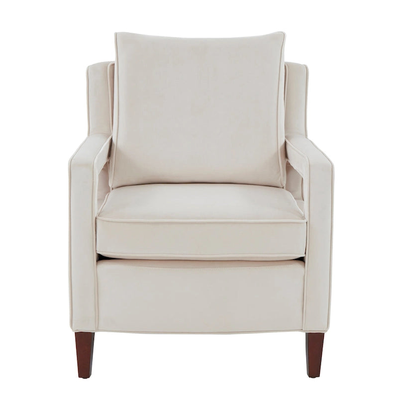 Velvet Accent Arm Chair by