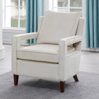 Velvet Accent Arm Chair by