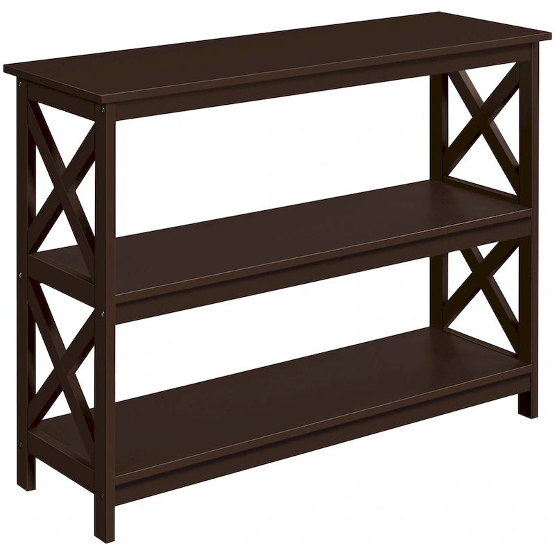 3 Tiers Wooden Entryway Console Table