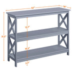 3 Tiers Wooden Entryway Console Table