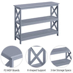 3 Tiers Wooden Entryway Console Table