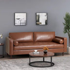 Contemporary Tufted 3 Seater Sofa by 82.25 L x 33.00 W x 33.00 H