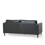 Contemporary Tufted 3 Seater Sofa by 82.25 L x 33.00 W x 33.00 H