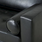 Contemporary Tufted 3 Seater Sofa by 82.25 L x 33.00 W x 33.00 H