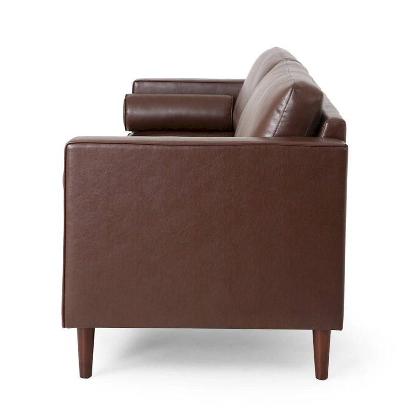 Contemporary Tufted 3 Seater Sofa by 82.25 L x 33.00 W x 33.00 H