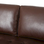 Contemporary Tufted 3 Seater Sofa by 82.25 L x 33.00 W x 33.00 H