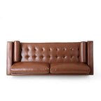 Contemporary Tufted 3 Seater Sofa by 82.25 L x 33.00 W x 33.00 H