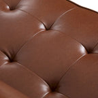 Contemporary Tufted 3 Seater Sofa by 82.25 L x 33.00 W x 33.00 H