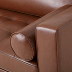 Contemporary Tufted 3 Seater Sofa by 82.25 L x 33.00 W x 33.00 H