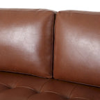 Contemporary Tufted 3 Seater Sofa by 82.25 L x 33.00 W x 33.00 H