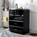 Mary Glam 5-Drawer Jewelry Armoire with Felt by Furniture of America