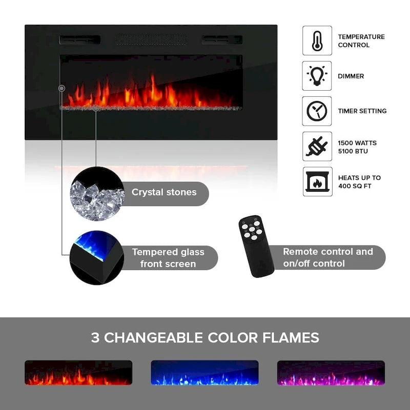 Electric Fireplace TV Stand