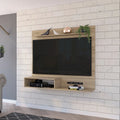 Floating entertainment center, suitable for TVs up to 55 inches.