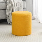 Footrest Ottoman 13 inches Fabric Stool for Living Room Bedroom