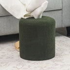 Footrest Ottoman 13 inches Fabric Stool for Living Room Bedroom