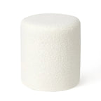 Footrest Ottoman 13 inches Fabric Stool for Living Room Bedroom
