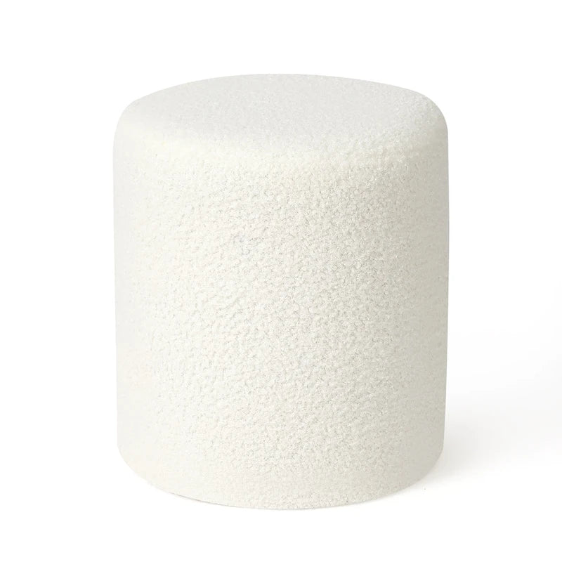 Footrest Ottoman 13 inches Fabric Stool for Living Room Bedroom
