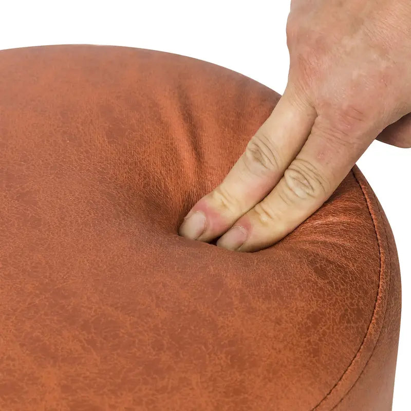Footrest Ottoman 13 inches Fabric Stool for Living Room Bedroom