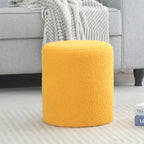 Footrest Ottoman 13 inches Fabric Stool for Living Room Bedroom