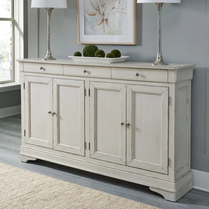 Wirebrushed Hall Buffet