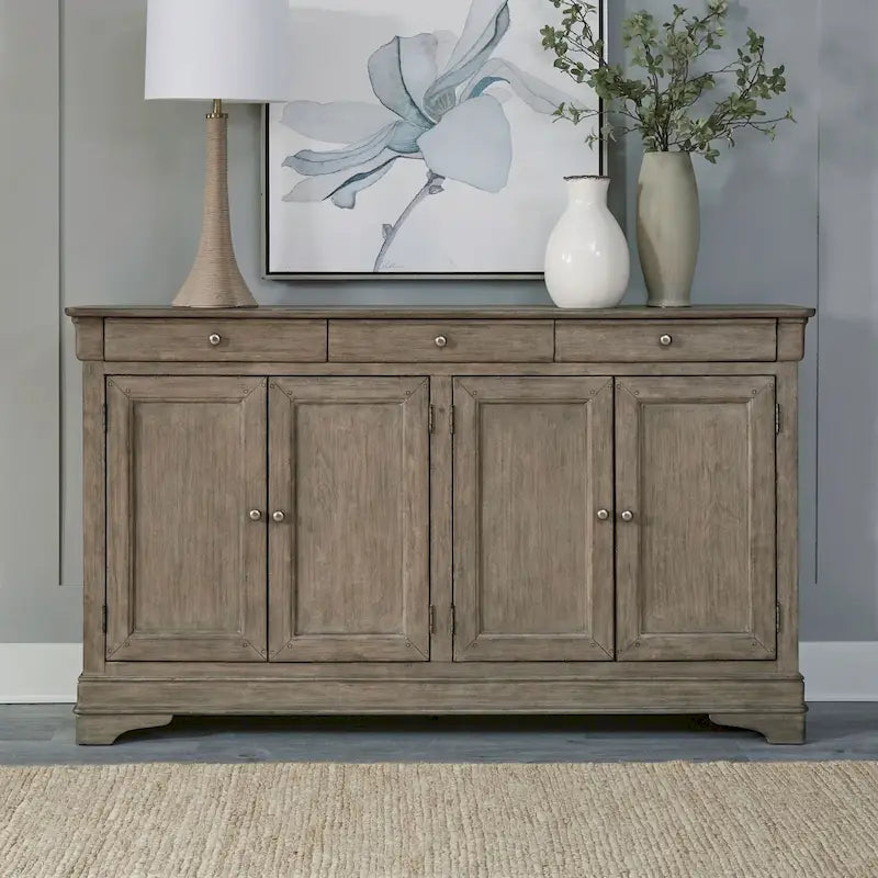 Wirebrushed Hall Buffet