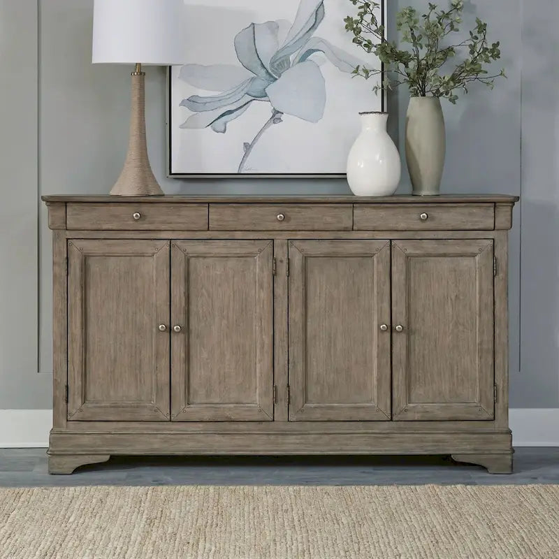 Wirebrushed Hall Buffet