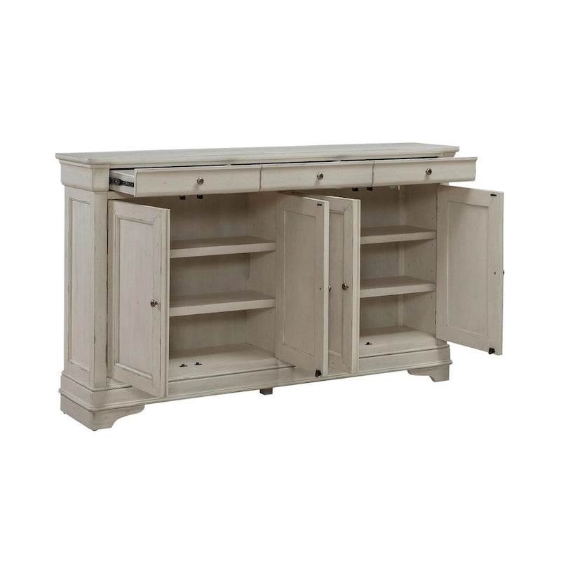 Wirebrushed Hall Buffet