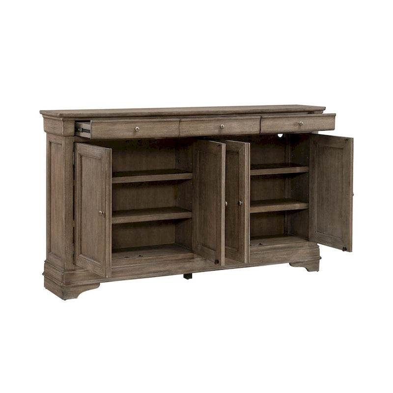 Wirebrushed Hall Buffet