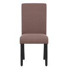 Upholstered Linen Fabric Dining Chair (Set of 2)