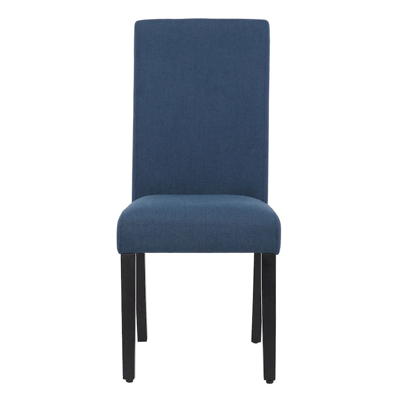 Upholstered Linen Fabric Dining Chair (Set of 2)
