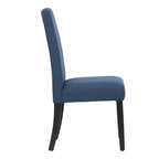 Upholstered Linen Fabric Dining Chair (Set of 2)